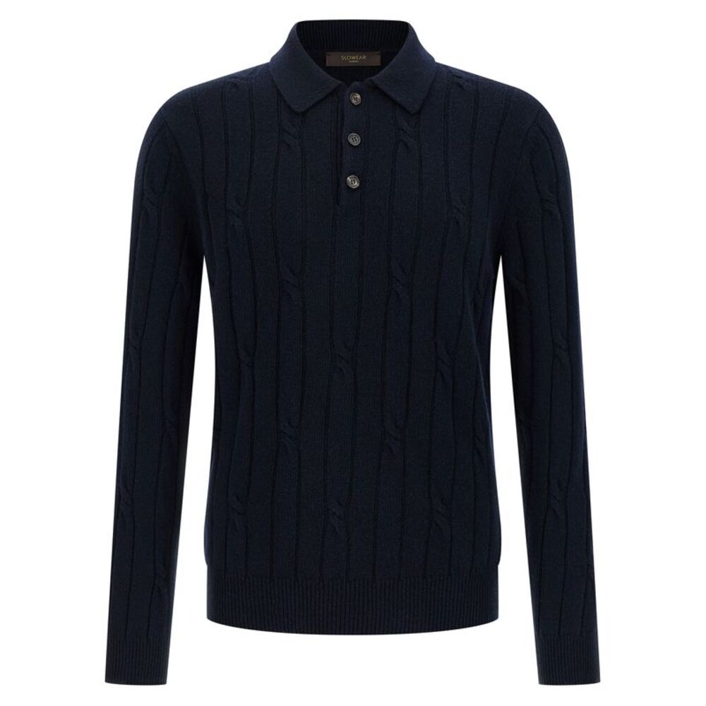 Zanone Men Cashmere Polo Shirt